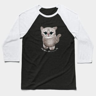 Cute Kitty Baseball T-Shirt